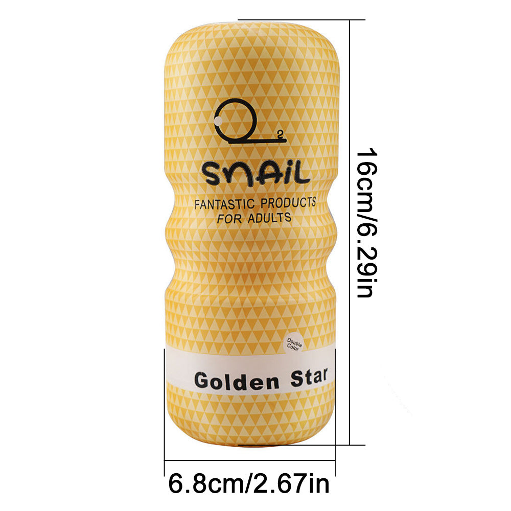 Male Sex Toy Vacuum Sucking Transparent Snail Cup Realistic Oral Vaginal Anus Pussy Sex Toys for Men Adult