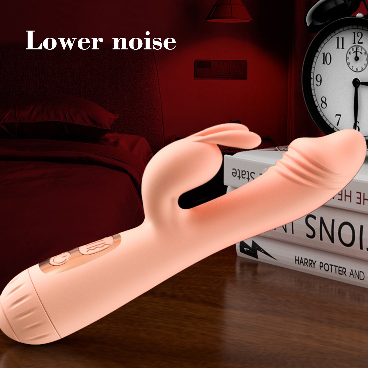 G-Spot Rabbit Vibrator Clitoral Stimulator - Realistic Dildo Vaginal Anal Massager with 10 Vibration Modes, Waterproof Rechargeable Adult Sex Toy for Women