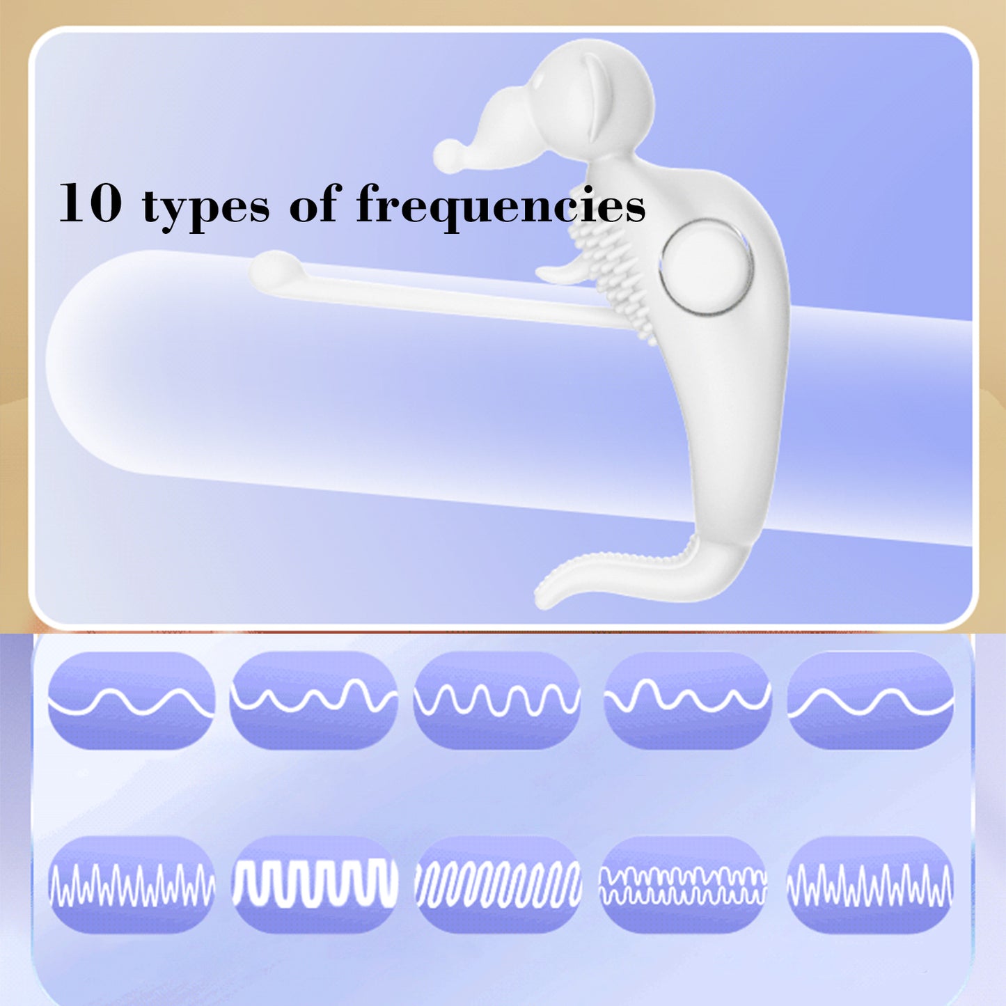 Baby Elephant Vibrating Penis Ring Semen Remote Control Male Sperm Locking Vibrator Men's Delay
