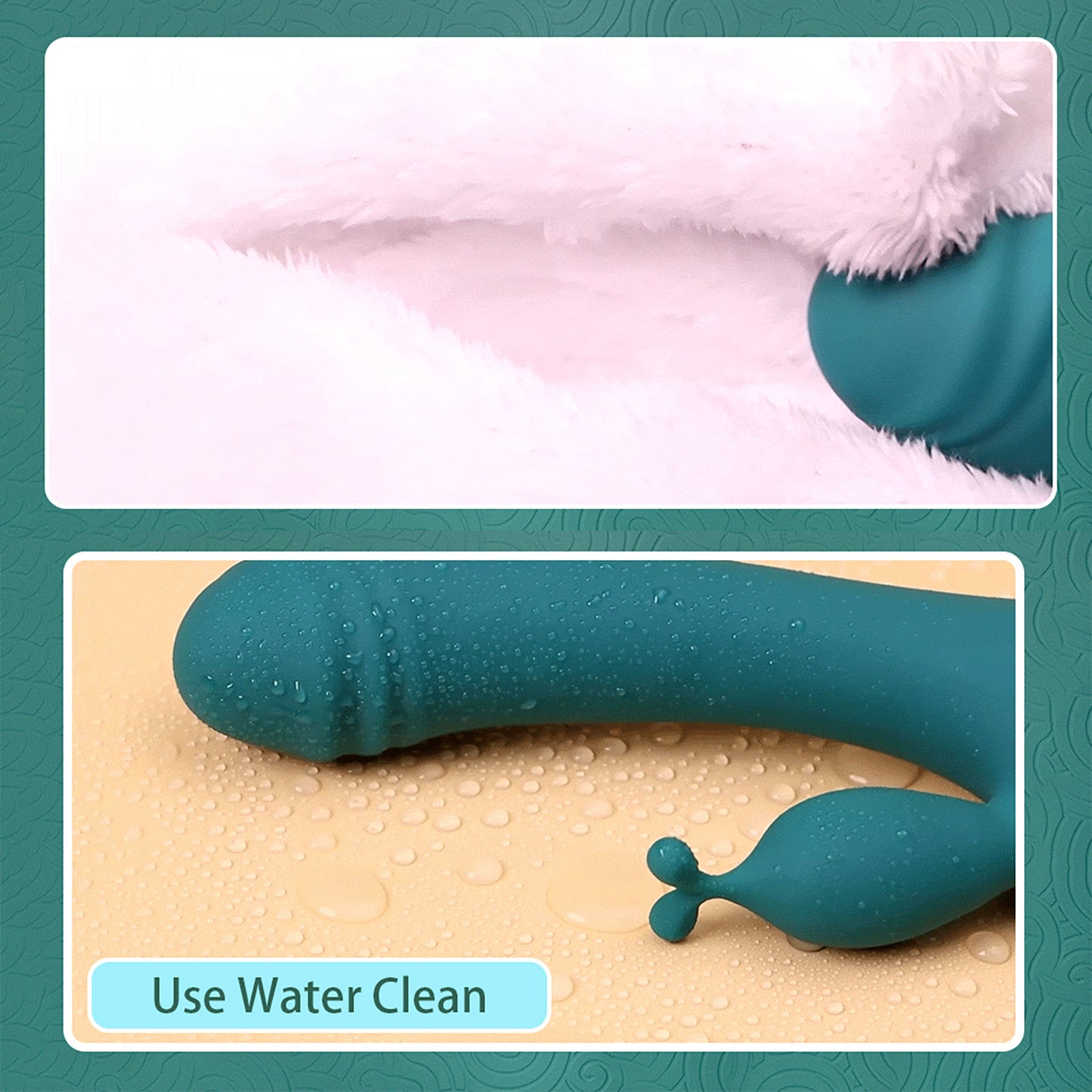 Sex Toys for Clitoral Licking G Spot Stimulation,Waterproof Dildo Waterproof Rabbit Vibrator Sex Toys 18+