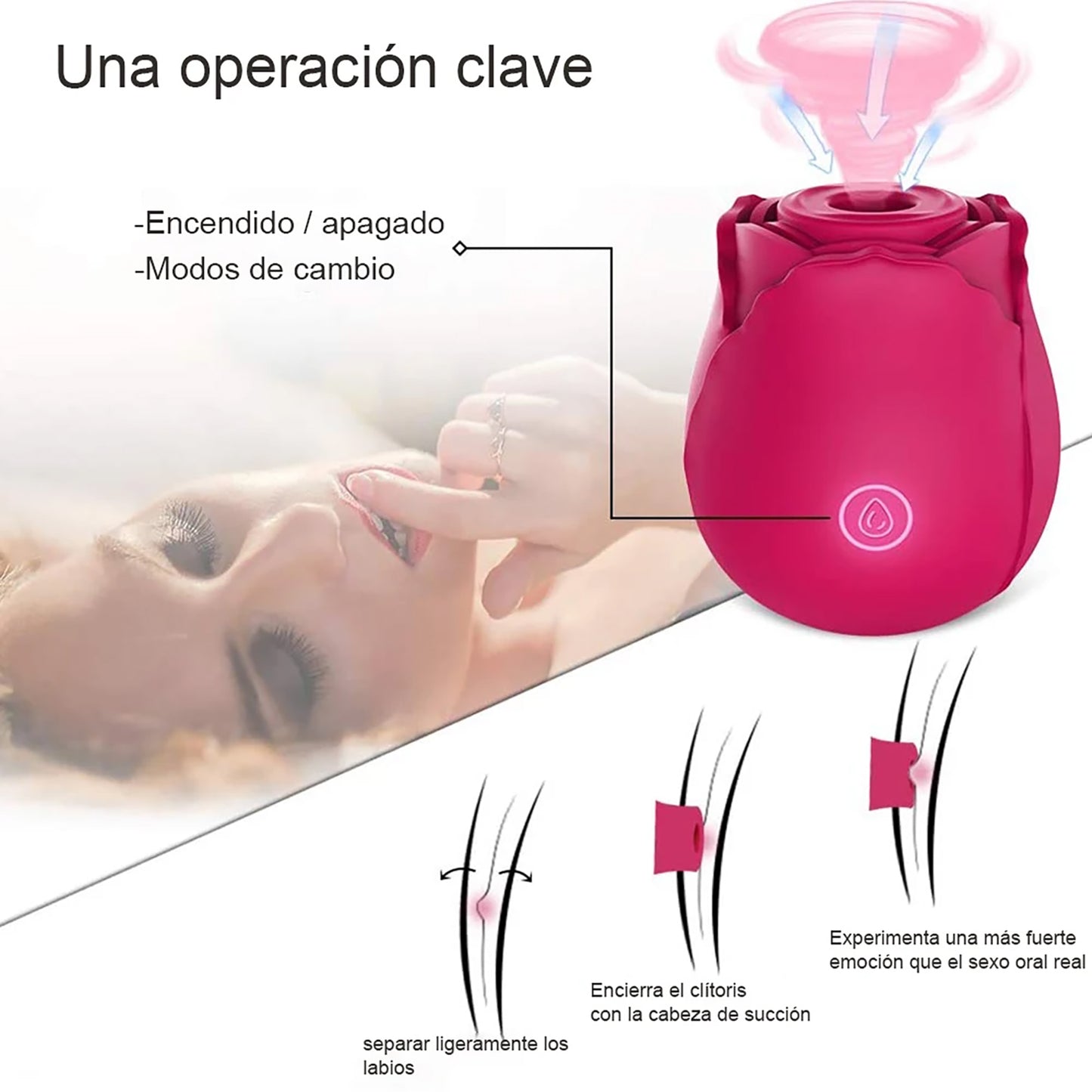 Vibromasseur Rose, jouet de léchage de langue clitoridienne, Mini petits vibrateurs avec 7 Modes et 7 vibrations puissantes, 18 + meilleurs étanches