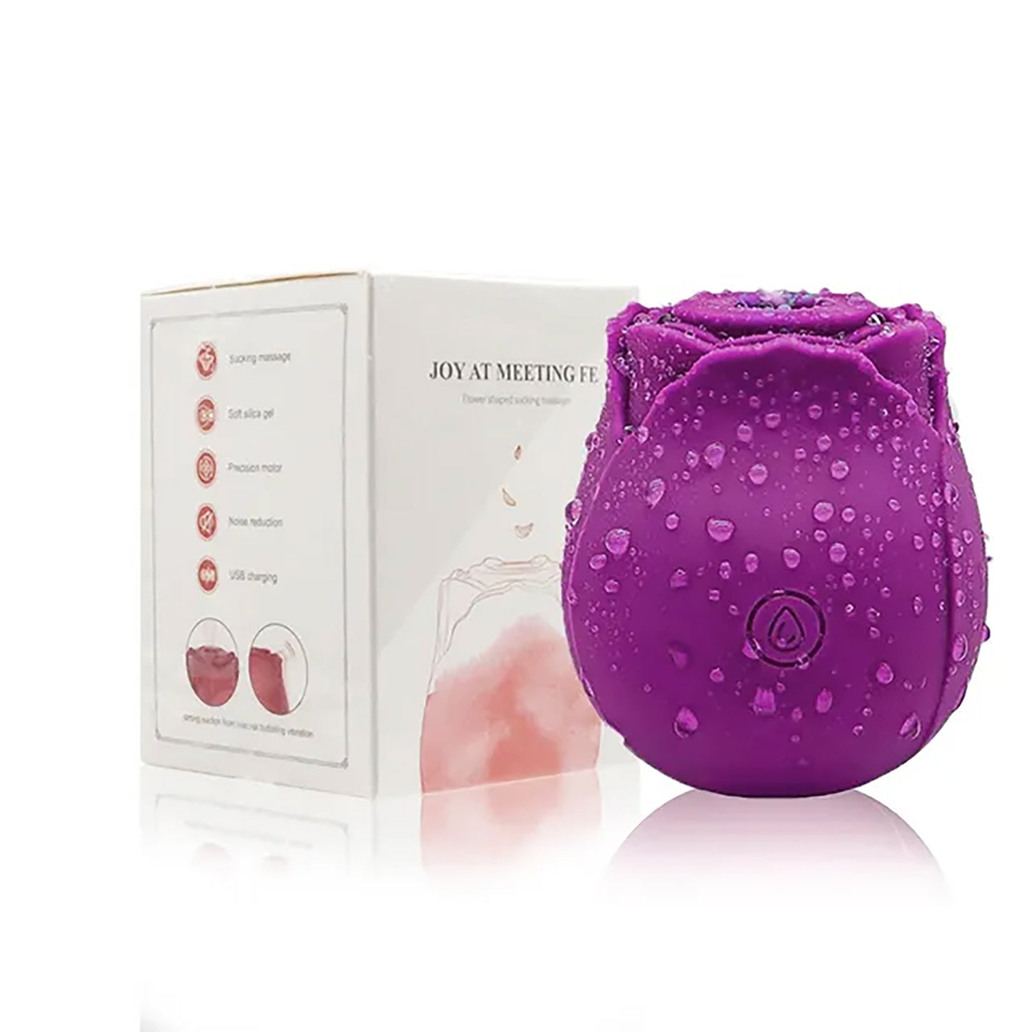 Vibromasseur Rose, jouet de léchage de langue clitoridienne, Mini petits vibrateurs avec 7 Modes et 7 vibrations puissantes, 18 + meilleurs étanches