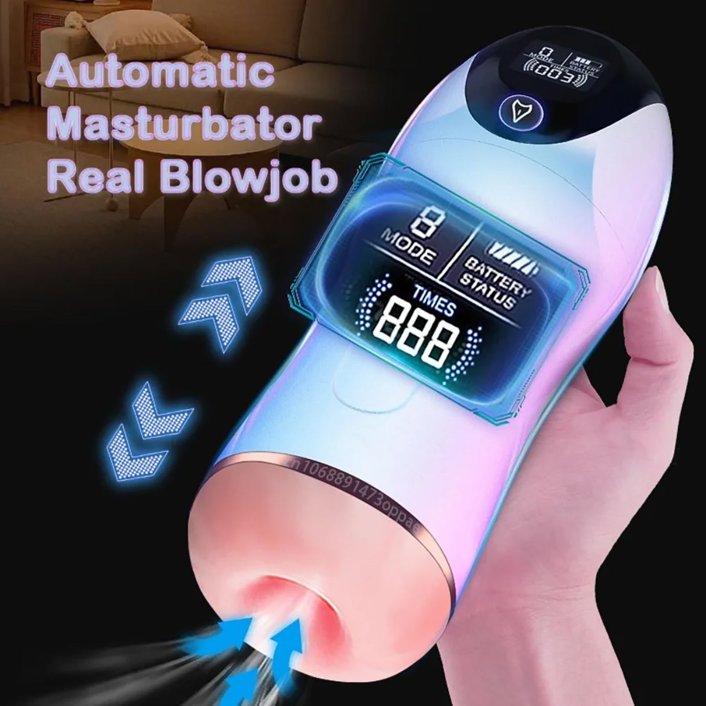 LCD Display Electric Male Masturbators Vibration Sucking Sex Toy For Men Masturbation Cup