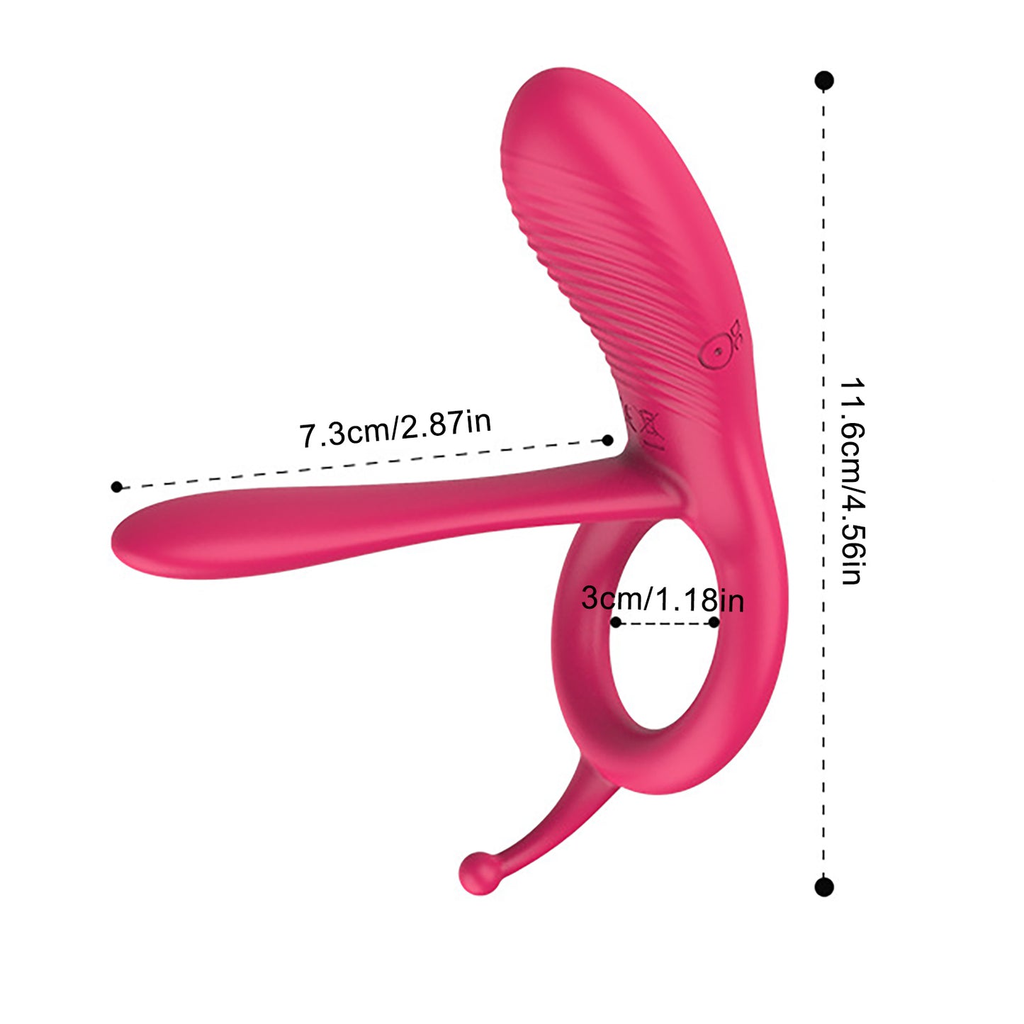 Remote Control Penis Ring Vibrator Silicone Adult Sex Toy Erection Couples Remote Control for Toys Black