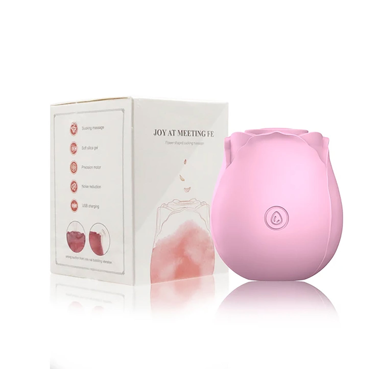 Vibromasseur Rose, jouet de léchage de langue clitoridienne, Mini petits vibrateurs avec 7 Modes et 7 vibrations puissantes, 18 + meilleurs étanches