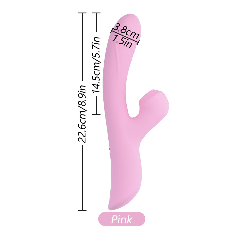 Vibrator Adult Sex Toy Female Vagina Clitoris Nipple G-Spot Stimulator 2 In 1 Dildo Goods for Women Masturbation Massager for 18