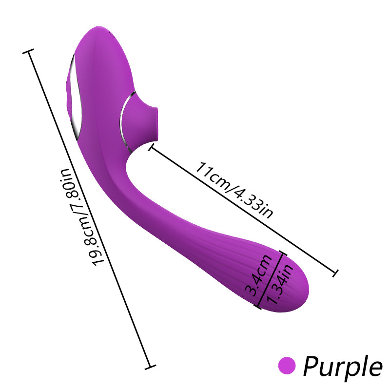 Double Head Vibrator Vagina Masturbation Female Sucking Clitoris Nipple Stimulator Massager Licking G-Spot Dildo Sex Toys 18+