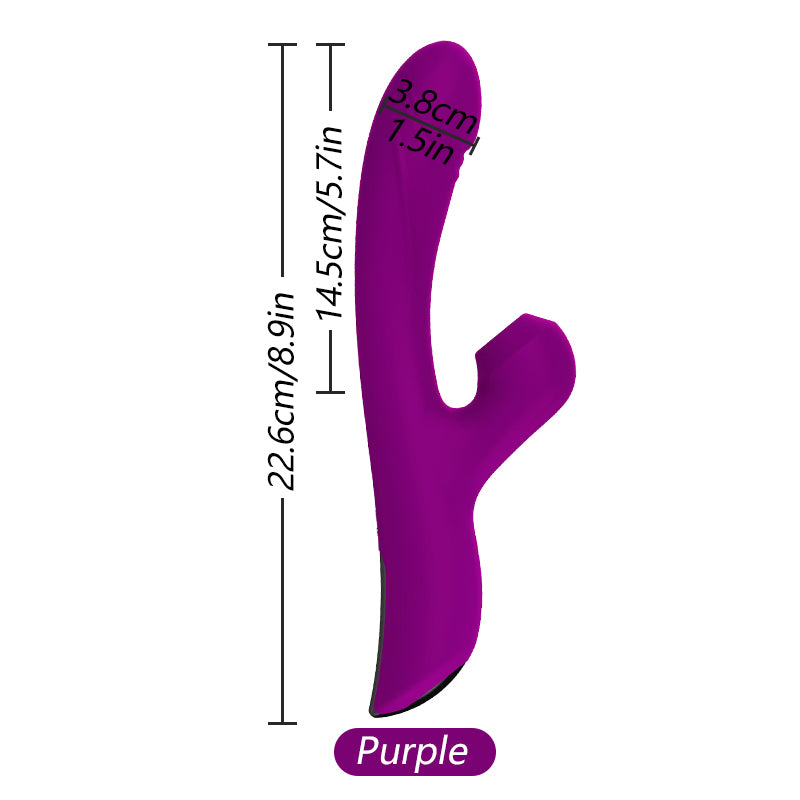 Vibrator Adult Sex Toy Female Vagina Clitoris Nipple G-Spot Stimulator 2 In 1 Dildo Goods for Women Masturbation Massager for 18