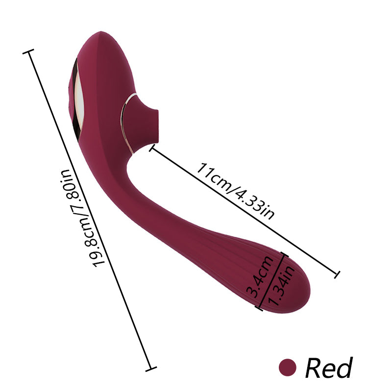 Double Head Vibrator Vagina Masturbation Female Sucking Clitoris Nipple Stimulator Massager Licking G-Spot Dildo Sex Toys 18+