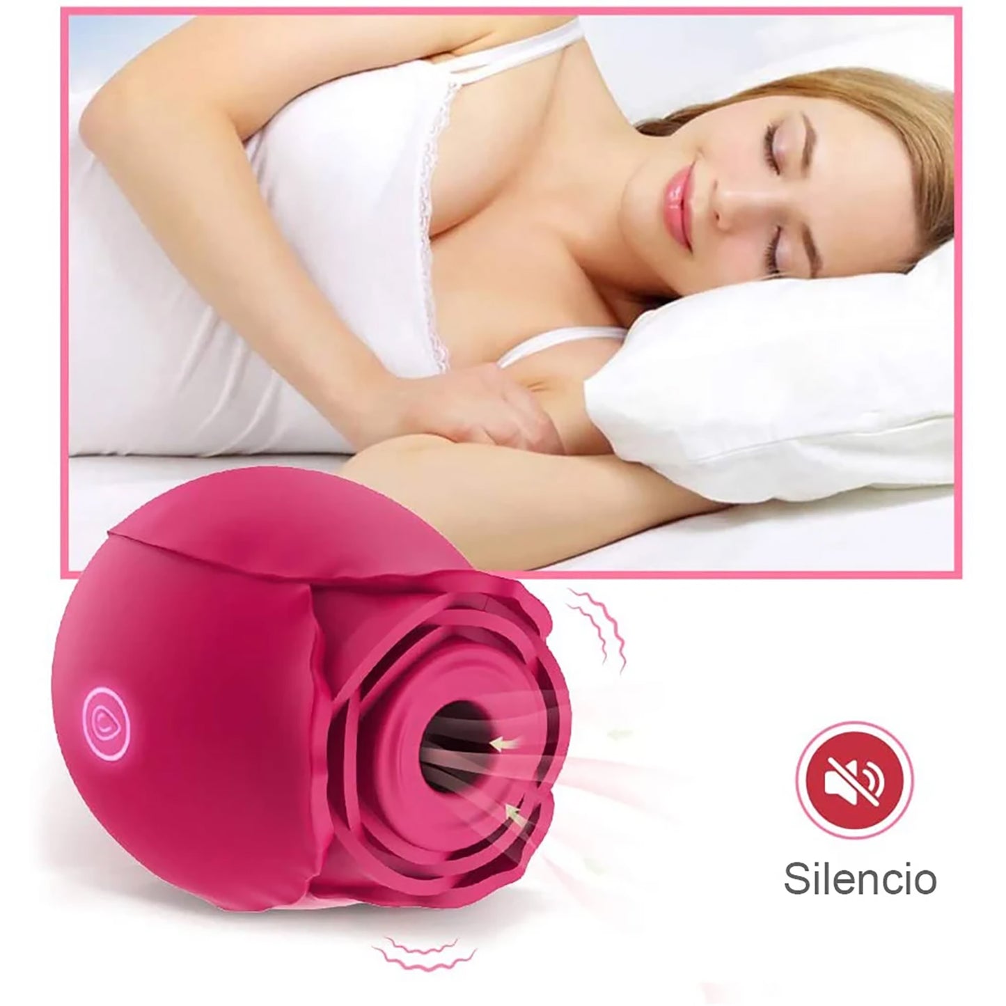 Vibromasseur Rose, jouet de léchage de langue clitoridienne, Mini petits vibrateurs avec 7 Modes et 7 vibrations puissantes, 18 + meilleurs étanches