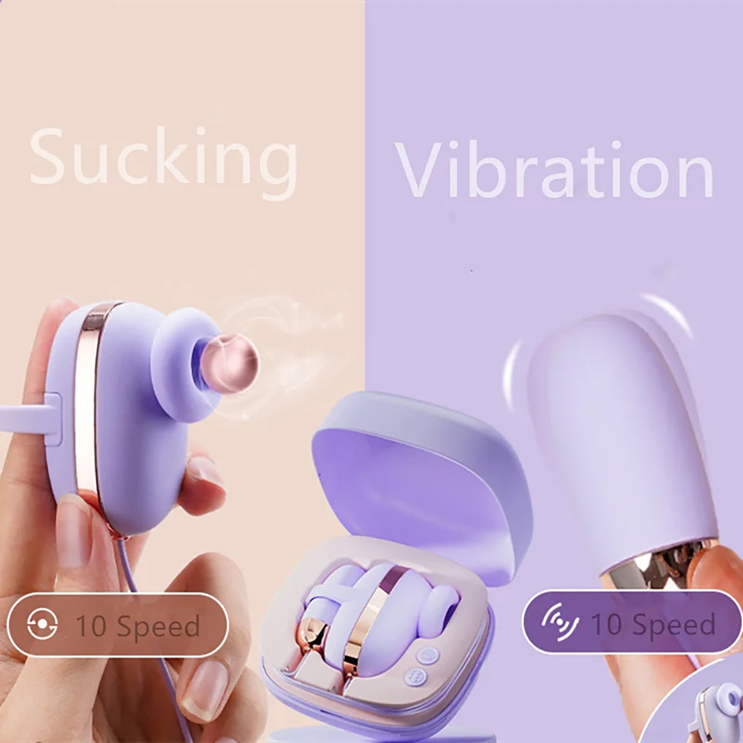 MiNi Klitoris Nippel Saugen Vibrator Ei Frauen 2 in 1 G-punkt Sex Spielzeug Weibliche Vagina Stimulation Massagegerät