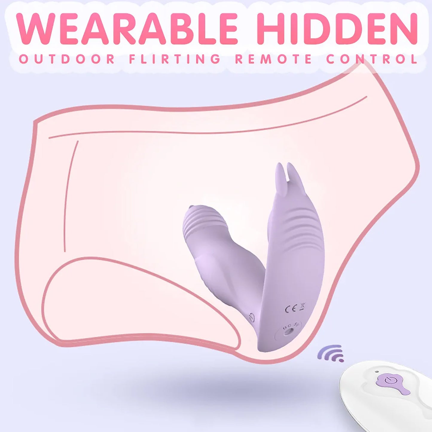 Wearable vibrating panties dildo tongue licking vibrator pulse silent vibrating egg with wireless remote control, female adult sex toy