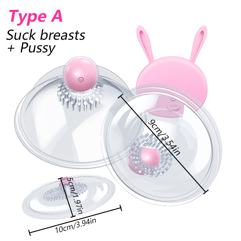 Massage des seins Jouet sexuel nourri au sein Vibromasseur télécommandé Stimulation du mamelon Léchage Caresse Aspiration et vibration multiples 18+