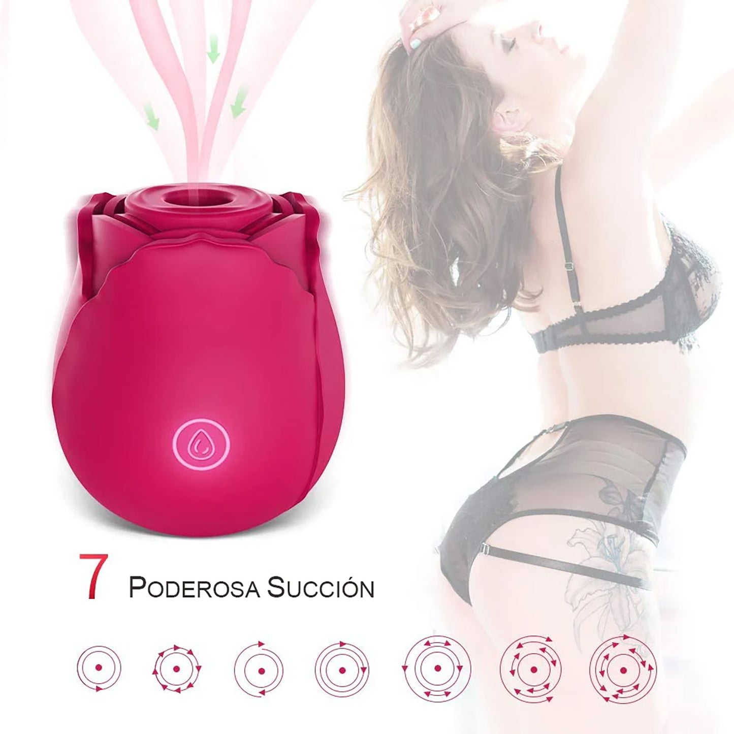 Vibromasseur Rose, jouet de léchage de langue clitoridienne, Mini petits vibrateurs avec 7 Modes et 7 vibrations puissantes, 18 + meilleurs étanches