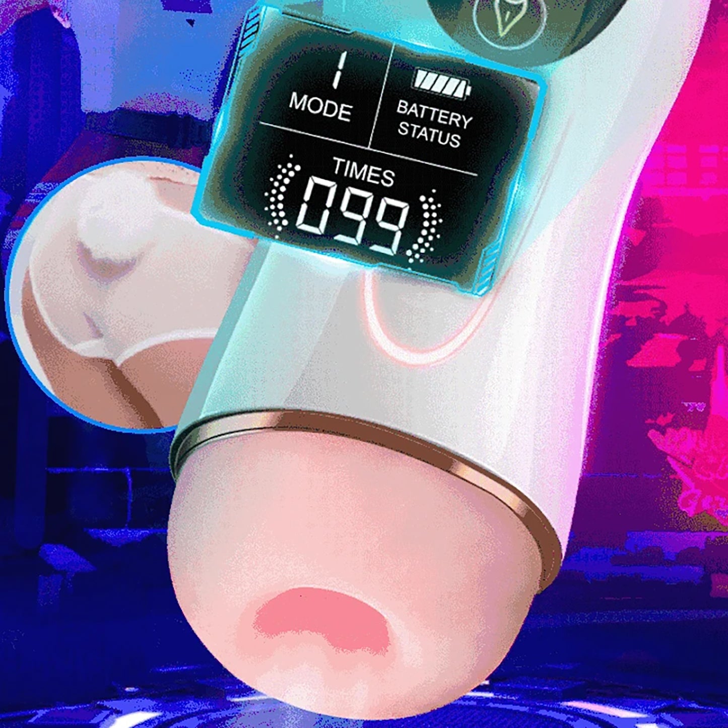 LCD Display Electric Male Masturbators Vibration Sucking Sex Toy For Men Masturbation Cup