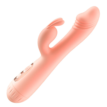 G-Spot Rabbit Vibrator Clitoral Stimulator - Realistic Dildo Vaginal Anal Massager with 10 Vibration Modes, Waterproof Rechargeable Adult Sex Toy for Women