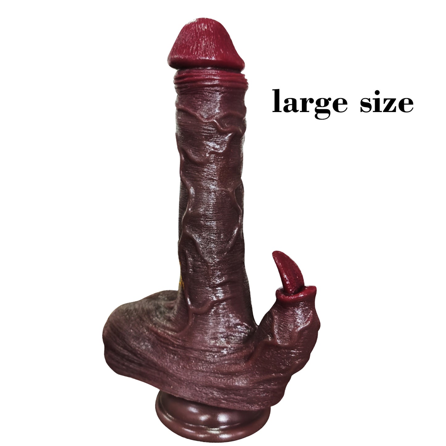 Women's large vibration simulation dildo heated thrust realistic penis sex toy adult toy wireless remote control