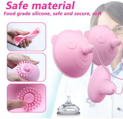 Massage du sein jouet sexuel nourri au sein vibrateur ventouse de mamelon Stimulation léchage caresse produits d'aspiration multiples pour adulte