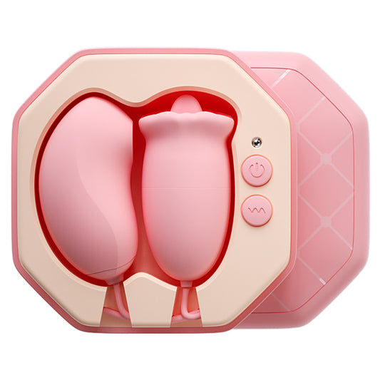 Sex Toys Adulte Télécommande Mini Oeuf Vibrant Mignon Rose Étanche avec une Boîte