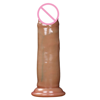 Realistic dildos huge penis, realistic penis, realistic penis sliding foreskin simulation soft stimulating masturbation device