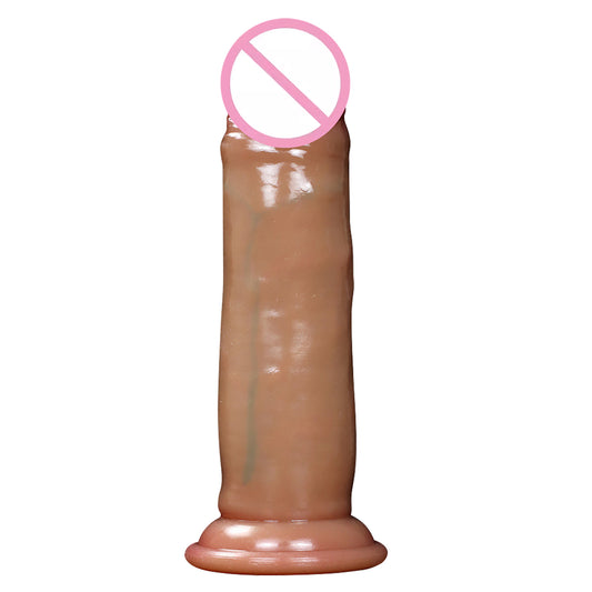 Realistic dildos huge penis, realistic penis, realistic penis sliding foreskin simulation soft stimulating masturbation device