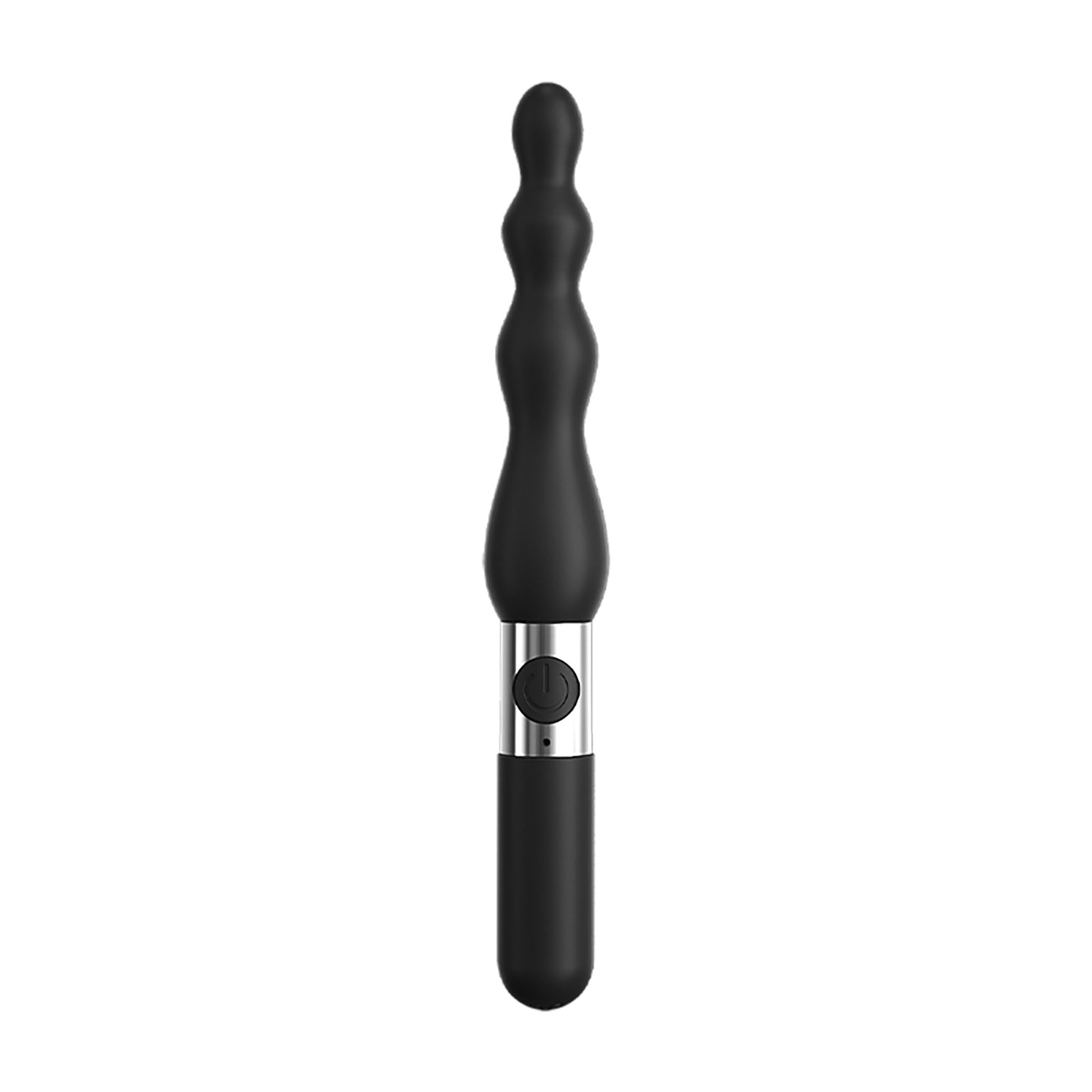 Vibrating Anal Beads Black Butt Plug Silicone Anal Vibrator Waterproof Sex Toys For Men and Women