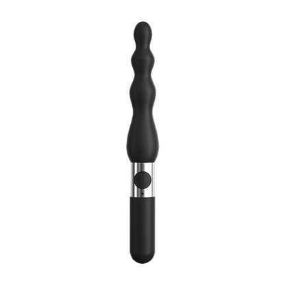 Vibrating Anal Beads Black Butt Plug Silicone Anal Vibrator Waterproof Sex Toys For Men and Women