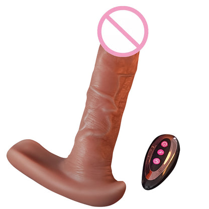 Realistic Remote Controlled Vibrating Thrusting Oversize Dildo Vibrator Adult Sex Toy for Women