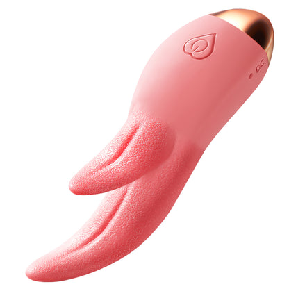 Simulated Tongue Vibrating Pleasure Sex Toy Heating Multi-function