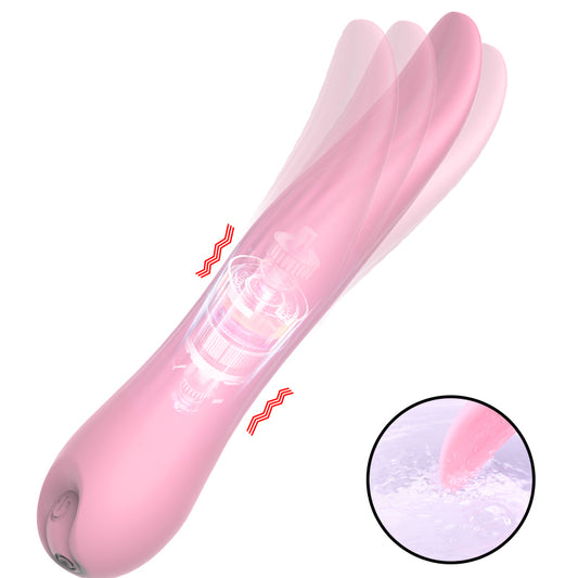 Vibrator 2 In 1 Vagina Masturbation Nipple Sucker Tougue Licking Clitoris Stimulation G-Spot Massager Dildo Sex Toys for women18