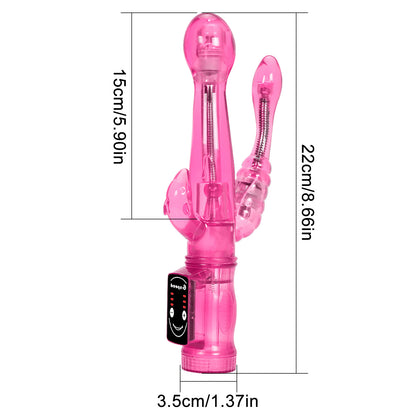 Vibrator Realistic Dildo Penis Vibrator Clitoral Stimulation Massager Anal Plug Transparent Female Sex Toy Women