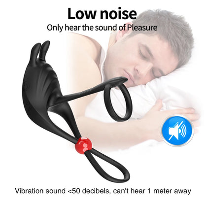 Vibrating Penis Ring Remote Control Adjustable Cock Ring Ejaculation Delay Clitoris Stimulation 18+ for Men