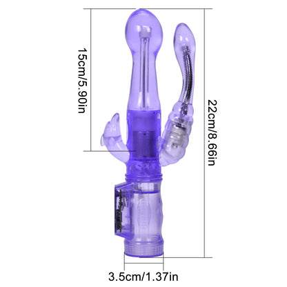 Vibrator Realistic Dildo Penis Vibrator Clitoral Stimulation Massager Anal Plug Transparent Female Sex Toy Women
