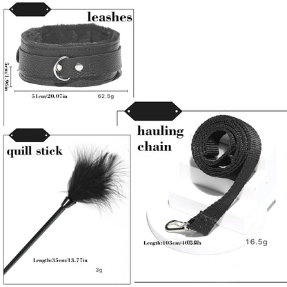 BDSM Restraints Sex Toys Bondage Kits Fetish Restraints Sex Toys Set for Beginners SM Adult Games 18+