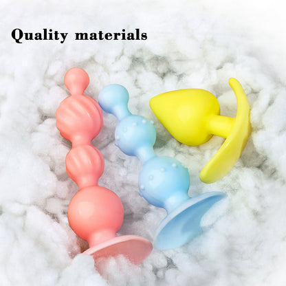 Jelly Anchor Butt Plug Anal Anchor Anal Sex Toys Anal plug set Anal Butt Plug 3pc Sets Set Sex Toy for Adults Couples Sex Game