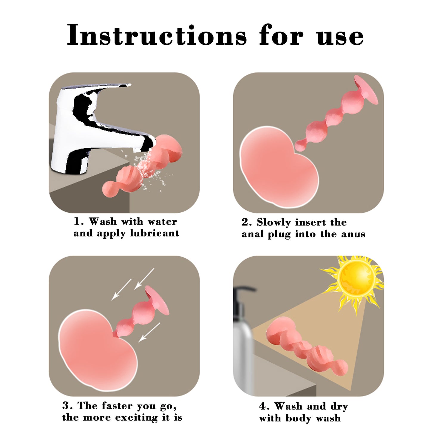 Jelly Anchor Butt Plug Anal Anchor Anal Sex Toys Anal plug set Anal Butt Plug 3pc Sets Set Sex Toy for Adults Couples Sex Game