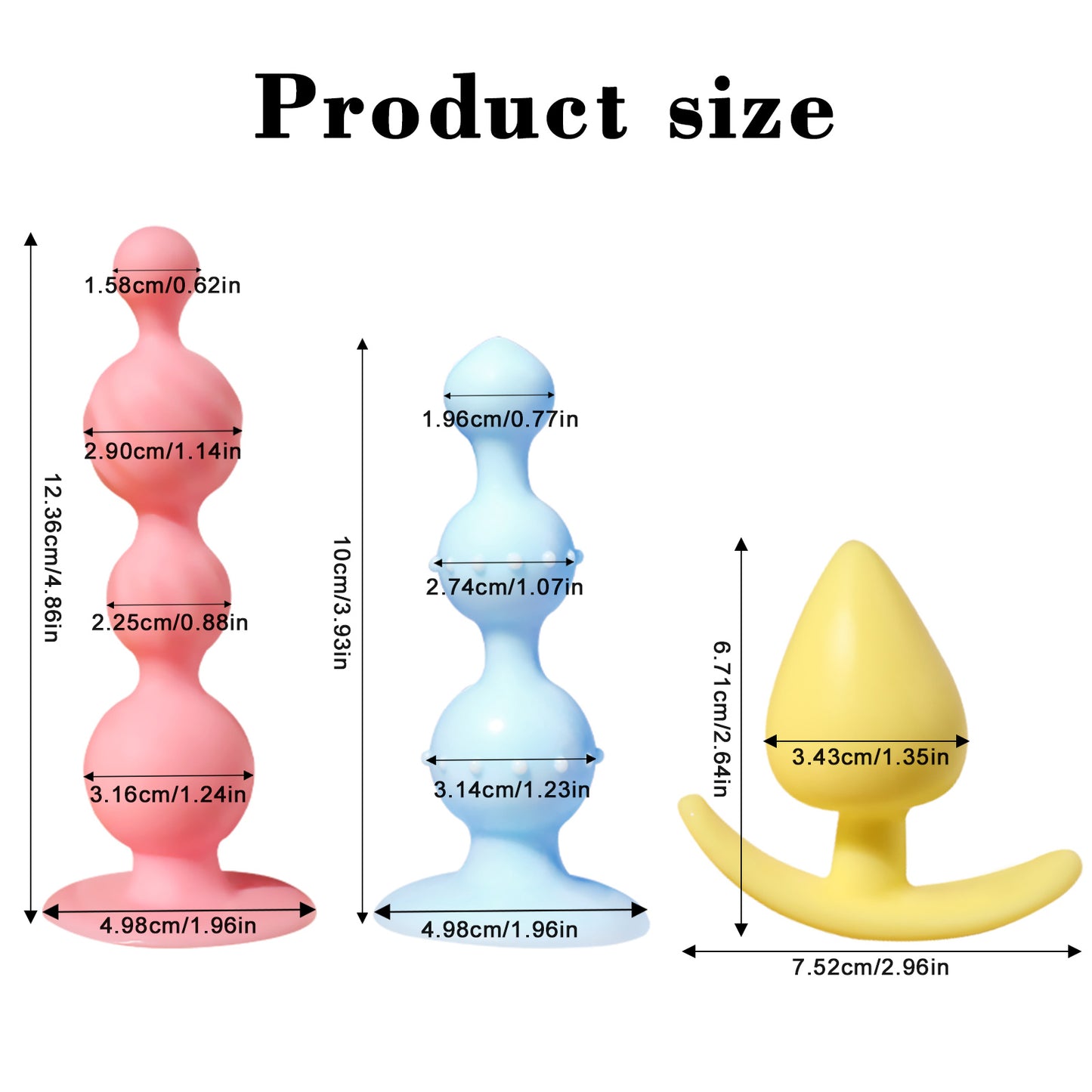 Jelly Anchor Butt Plug Anal Anchor Anal Sex Toys Anal plug set Anal Butt Plug 3pc Sets Set Sex Toy for Adults Couples Sex Game