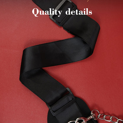 Sexual Bondage BDSM Kit Restraint - Upgraded 3-piece set of leg straps, blindfold, oral ball adult game sex toys for men and women couples
