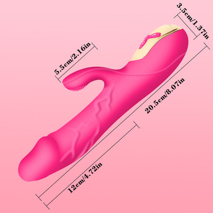 Thrusting Dildo Vibrator Clitoral Waterproof Rechargeable Vibrator Motor Stimulator Adult Sex Toys For Women