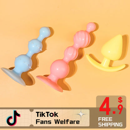 Jelly Anchor Butt Plug Anal Anchor Anal Sex Toys Anal plug set Anal Butt Plug 3pc Sets Set Sex Toy for Adults Couples Sex Game