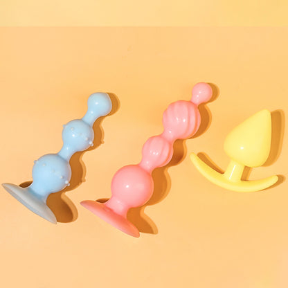 Jelly Anchor Butt Plug Anal Anchor Anal Sex Toys Anal plug set Anal Butt Plug 3pc Sets Set Sex Toy for Adults Couples Sex Game