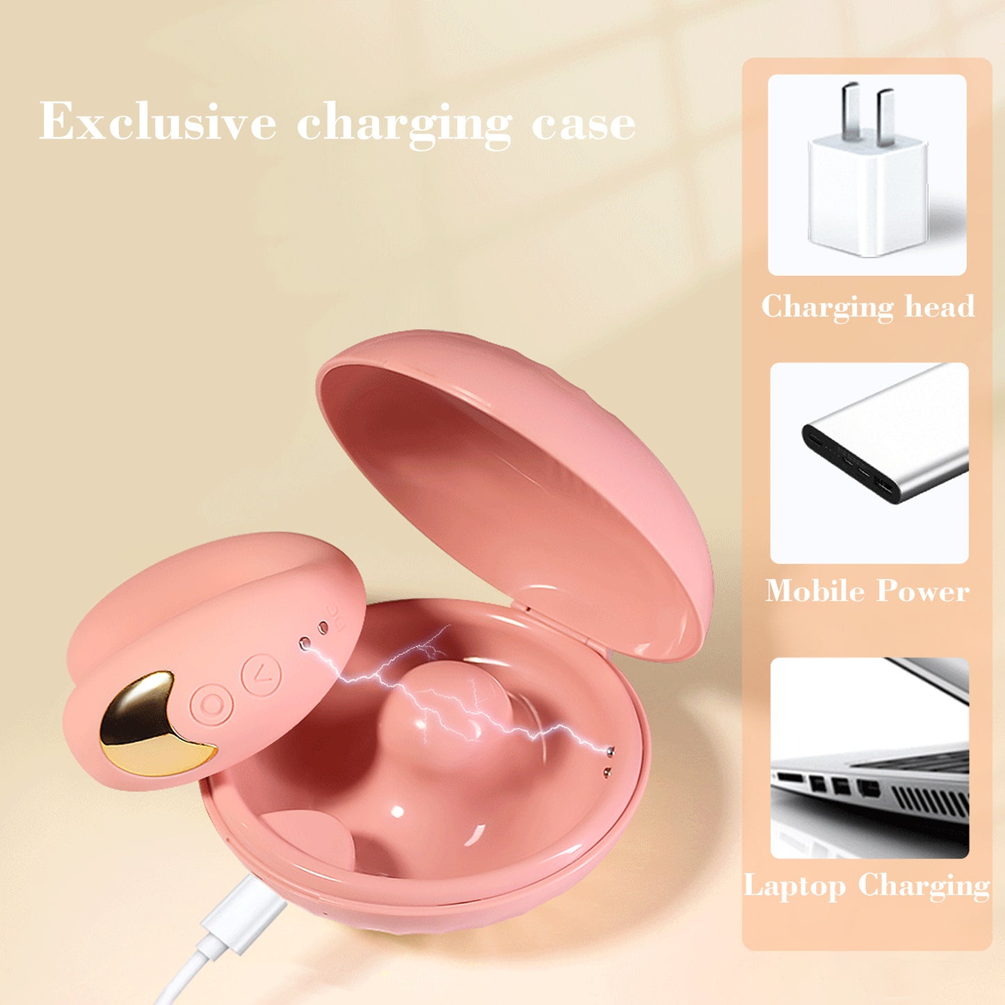 Jouets sexuels œuf vibrant, stimulateur clitoridien imperméable rose mignon pour femmes