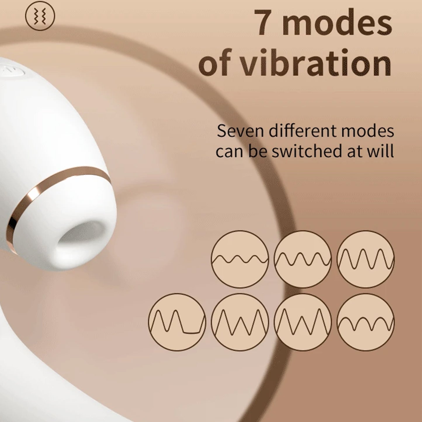 Sucking Vibrator G-Spot Pulse Double Vibration Soft Wand Women's Light Luxury Masturbation Device Adult Interest Foreign Trade