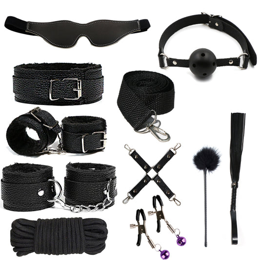 BDSM Restraints Sex Toys Bondage Kits Fetish Restraints Sex Toys Set for Beginners SM Adult Games 18+