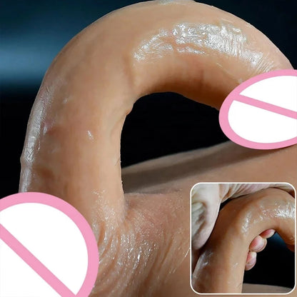 Realistic Real Heart Dildo Shorts Wearable Silicone Panties Dildo Soft Sex Toy For Two Lesbians Adult Anal Dildo 18+