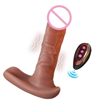 Realistic Remote Controlled Vibrating Thrusting Oversize Dildo Vibrator Adult Sex Toy for Women
