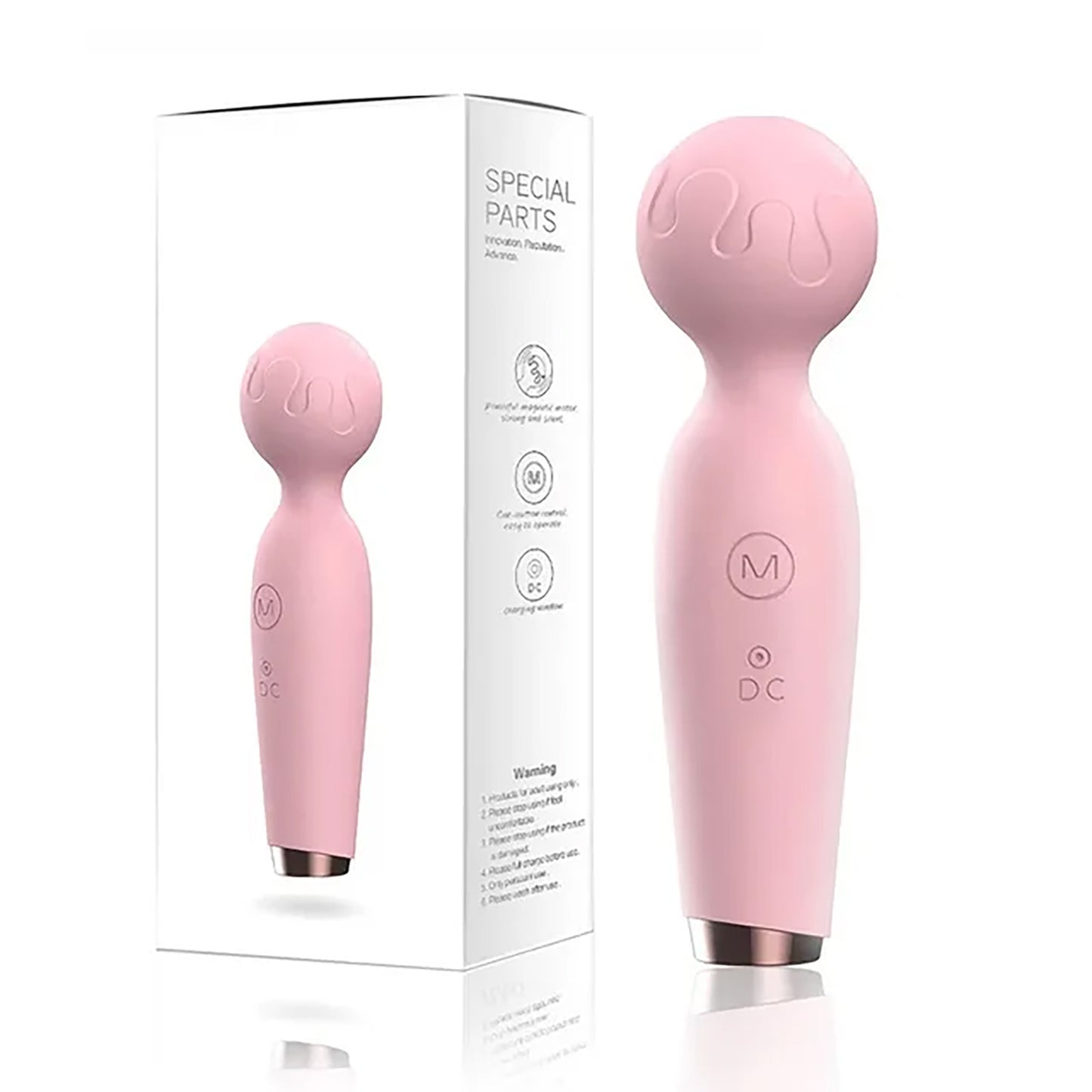 AV Magic Wand Massager Vibrator Ten-Speed Frequency Mini Microphone Shape Vibrator  Soft Silicone Sex Toys for Women 18+