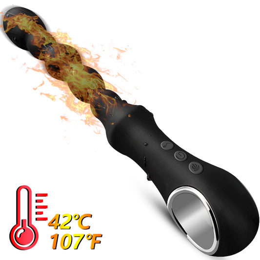 Vibrator Anal Plug Male Beads Prostate Massage Butt Anal Sex Toys Goods for Couples Orgasm Masturbate 7 Vibration Frequencies 18