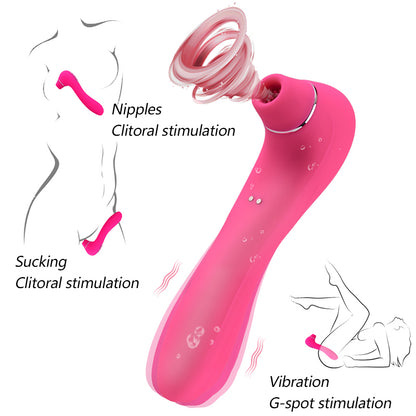 Vibrator Weibliche Masturbation Vagina Saugen G-Punkt Klitoris Massagegerät Stimulation Dildos Penis Erwachsene Spielzeug Sex Spielzeug für Frauen 18 +