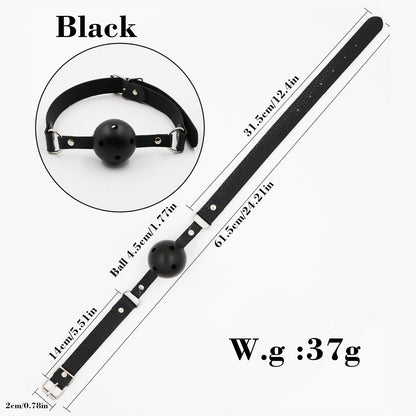 Sexual Bondage BDSM Kit Restraint - Upgraded 3-piece set of leg straps, blindfold, oral ball adult game sex toys for men and women couples